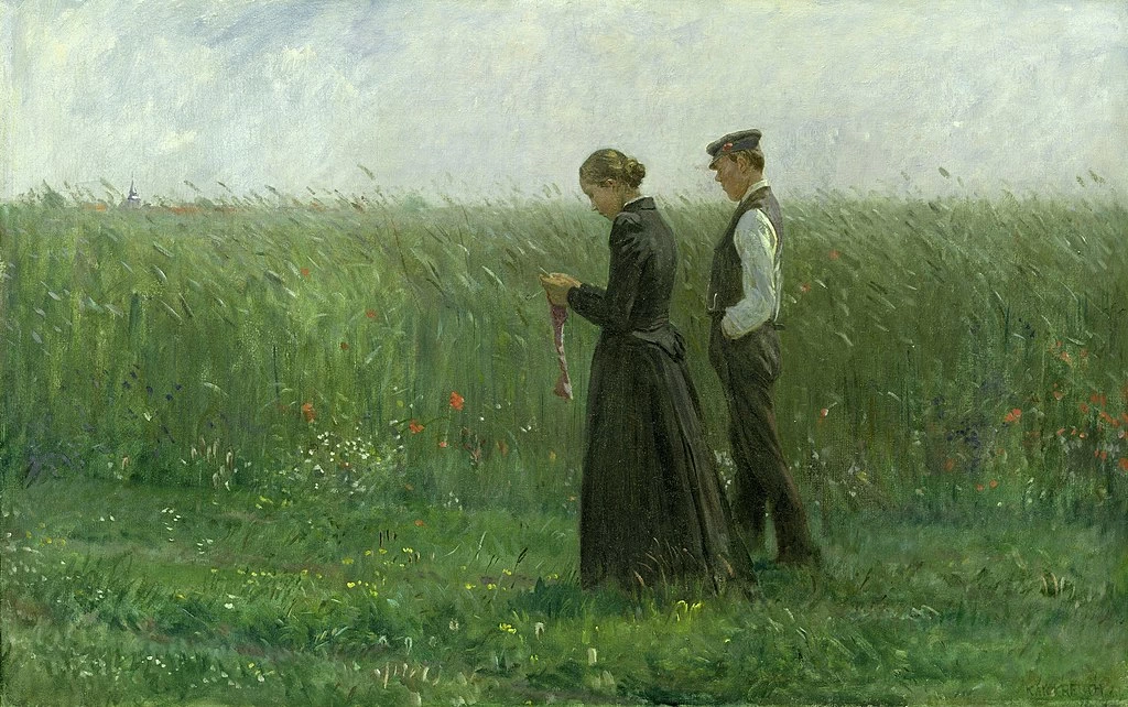 Leopold von Kalckreuth - Domenica pomeriggio (1893), Hamburger Kunsthalle